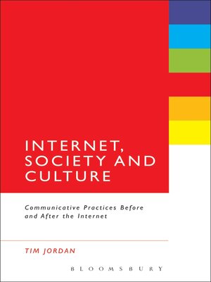 cover image of Internet, Society and Culture